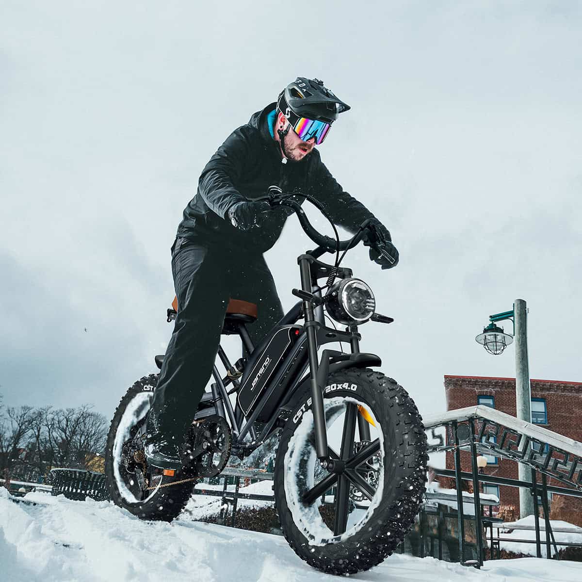JANSNO X50 Electric Bike 250W Foldable Fat Tire E-Bike