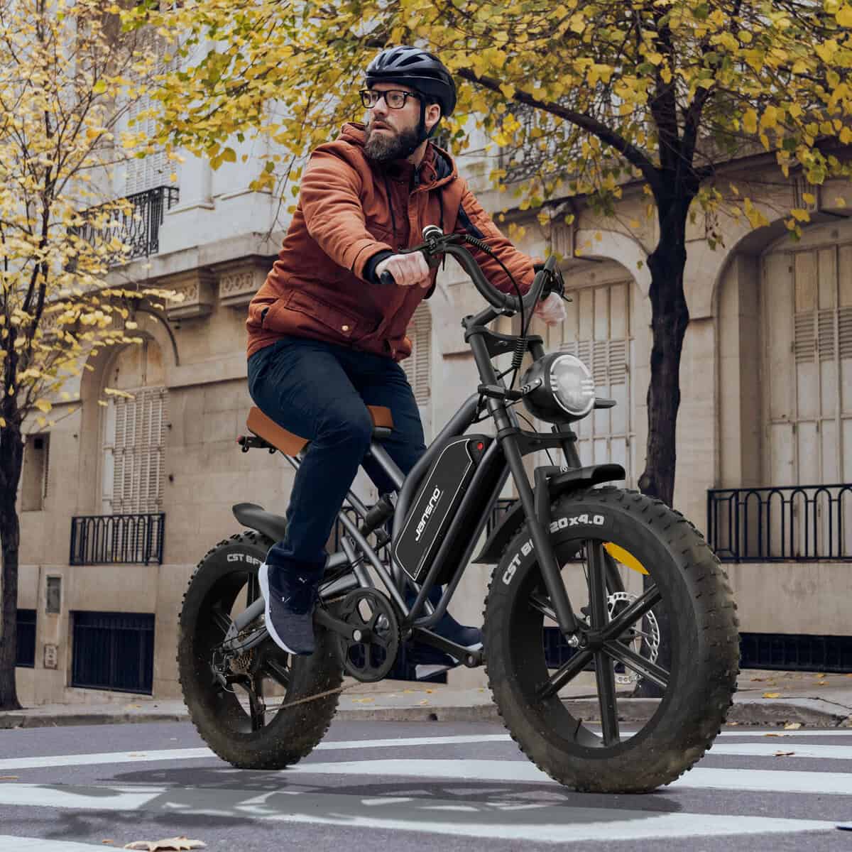 JANSNO X50 Electric Bike 250W Foldable Fat Tire E-Bike