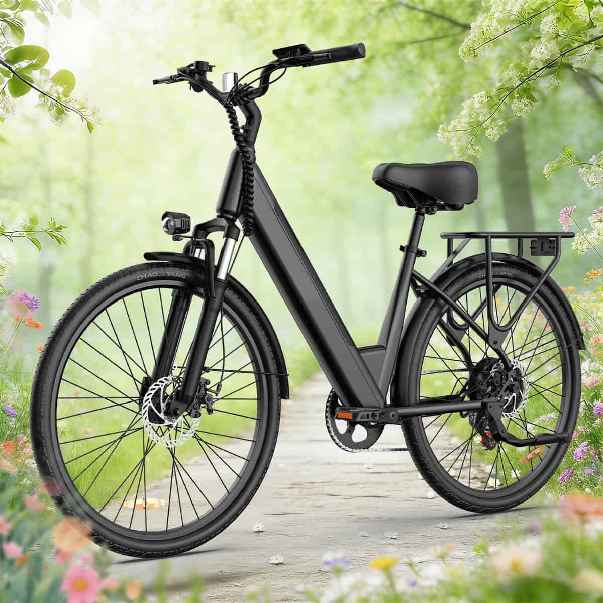 250W City Commuter Electric Bike with 36V 13Ah Battery