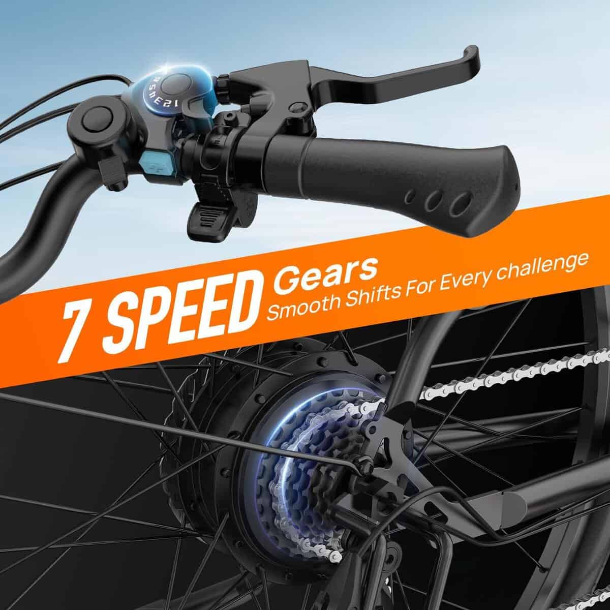 250W City Commuter Electric Bike with 36V 13Ah Battery