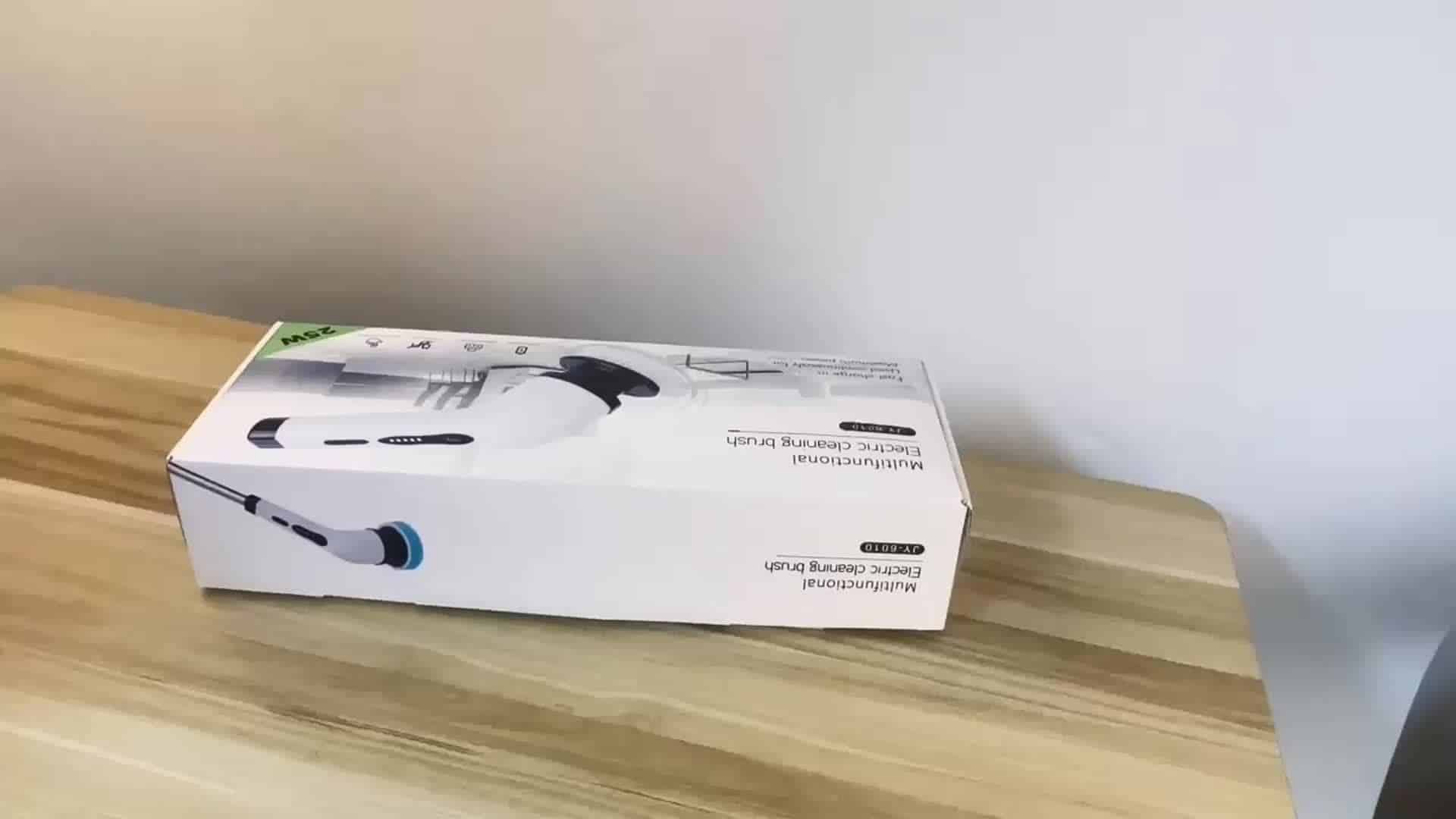 Cordless Electric Spin Scrubber with Adjustable Handle