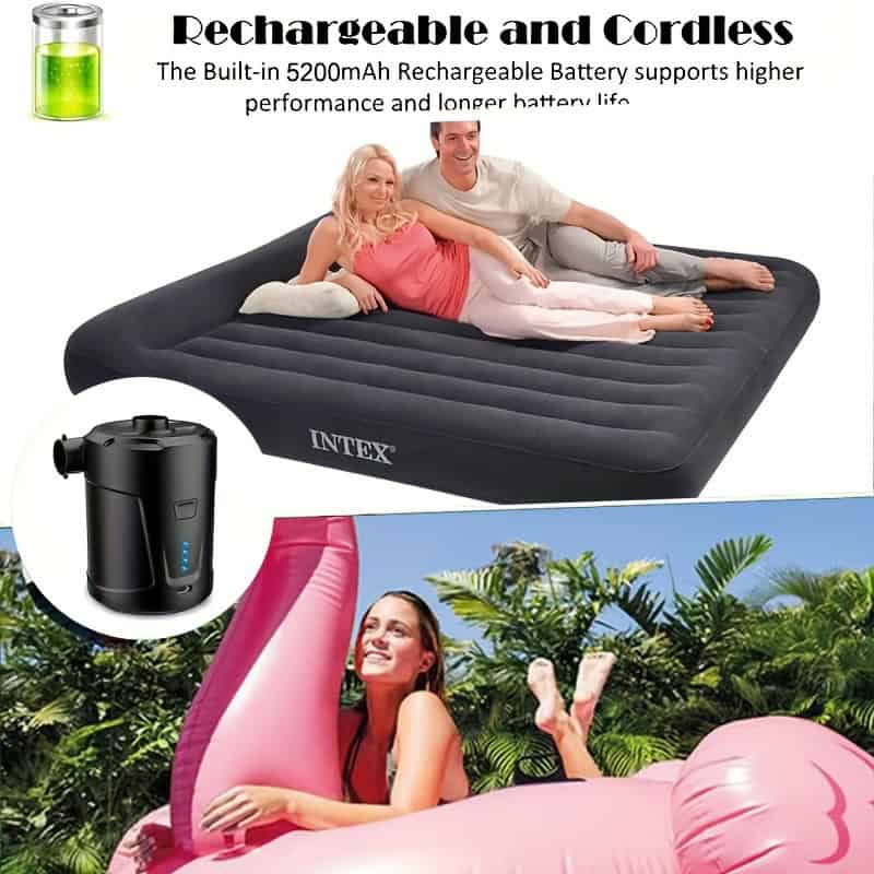 Wireless Portable Electric Air Pump for Pools and Inflatables