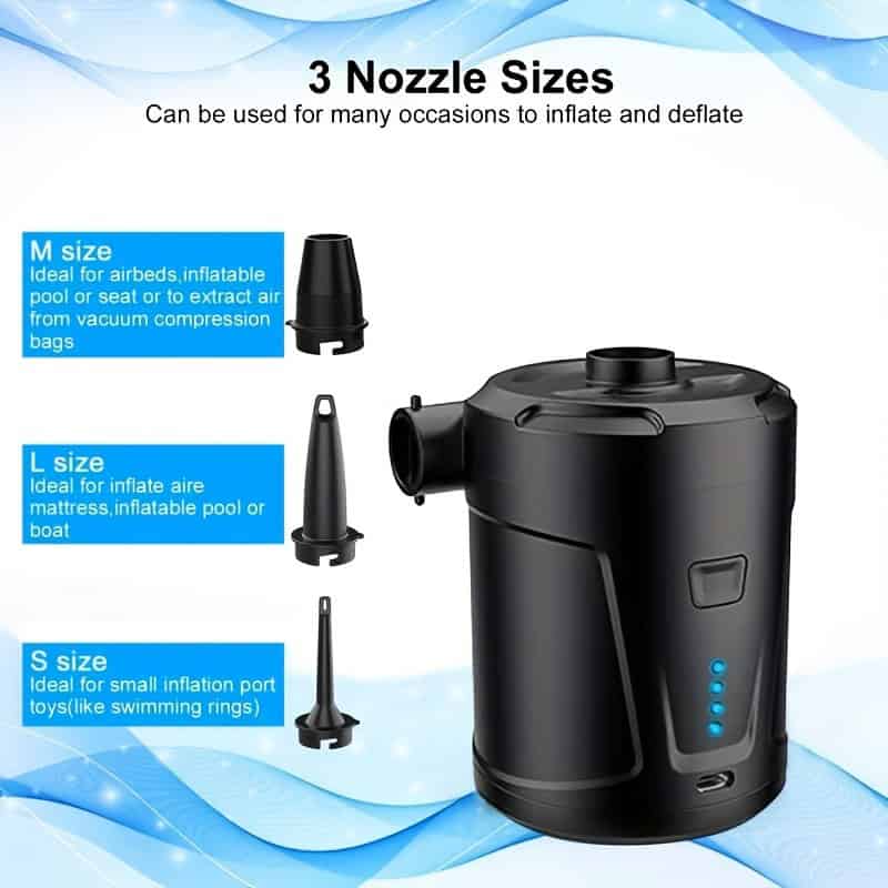 Wireless Portable Electric Air Pump for Pools and Inflatables