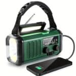 10000mAh Emergency Weather Radio with Solar Charging