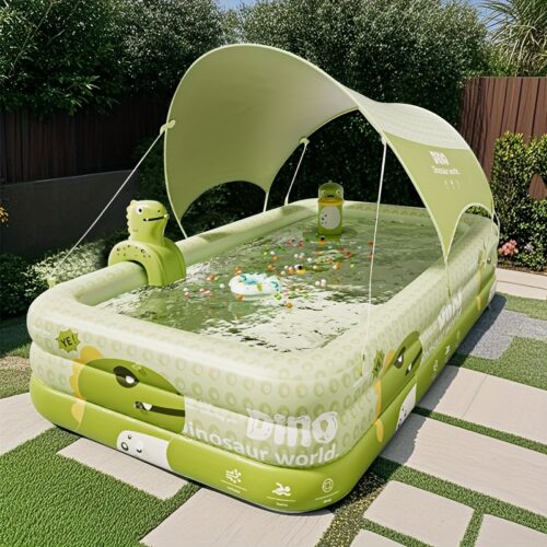 Large Family Inflatable Swimming Pool with Monster Design