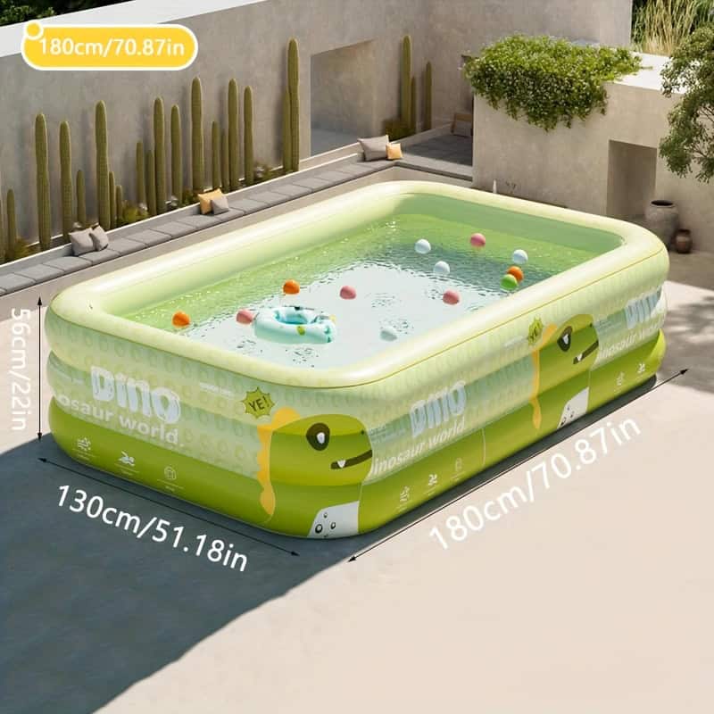 Large Family Inflatable Swimming Pool with Monster Design