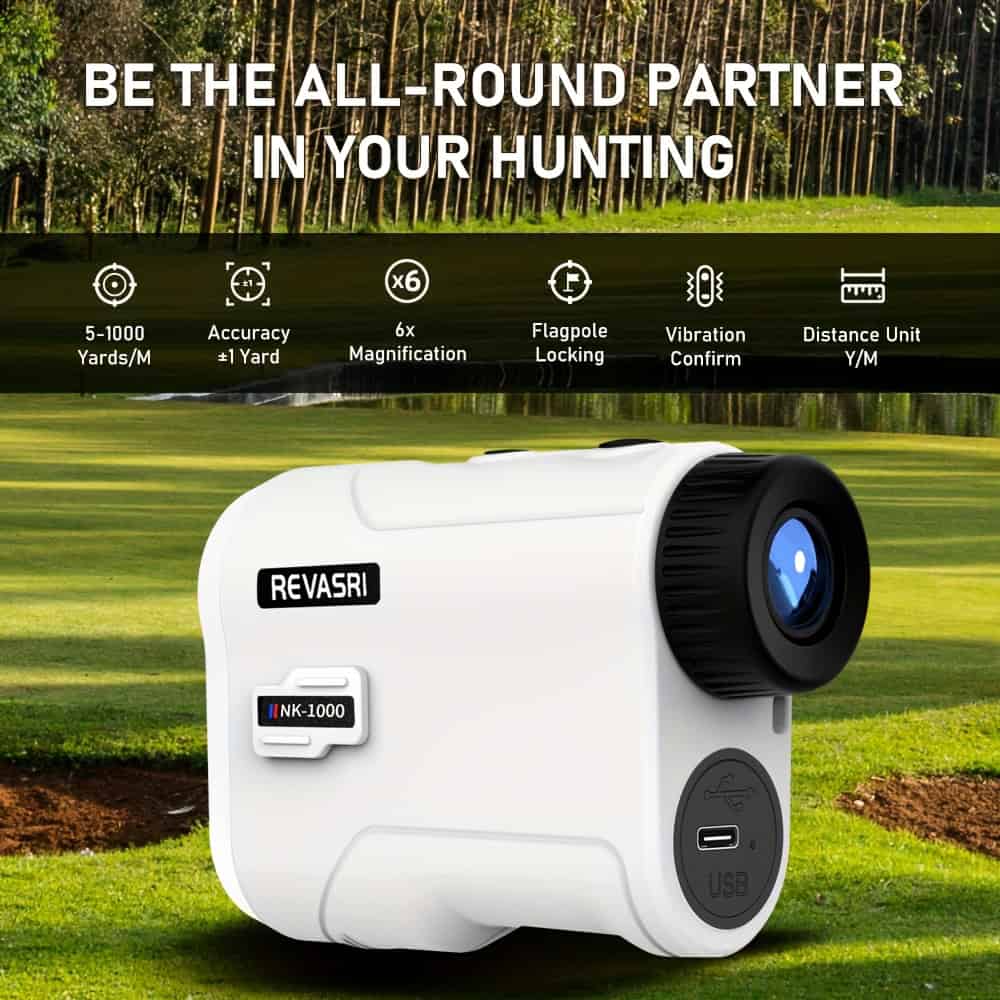 Golf Laser Rangefinder with Flag Lock and Slope Mode