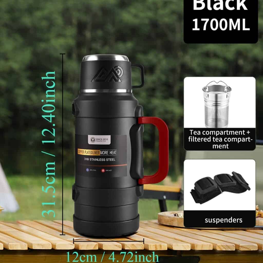 316 Stainless Steel Insulated Travel Mug with Lid