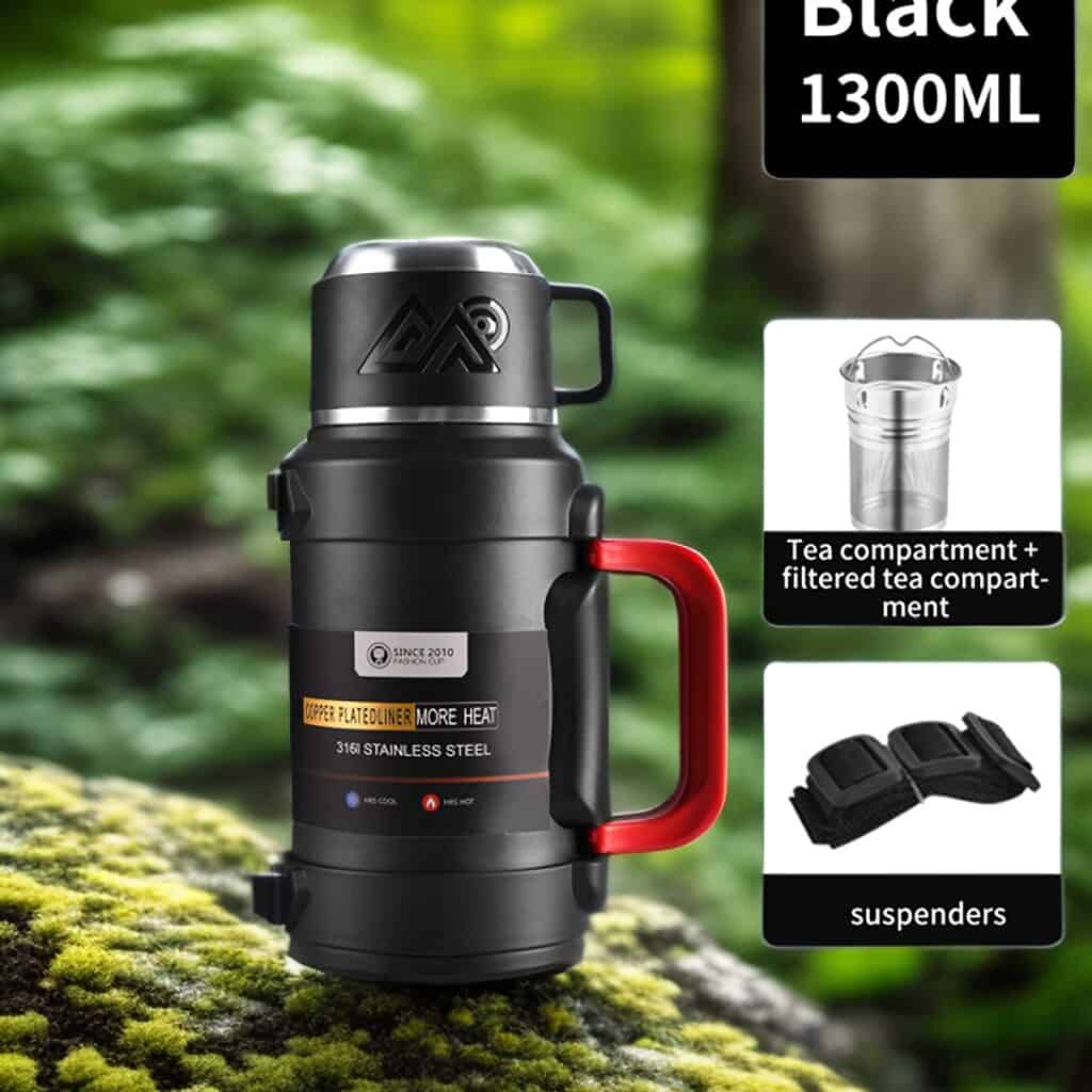 316 Stainless Steel Insulated Travel Mug with Lid