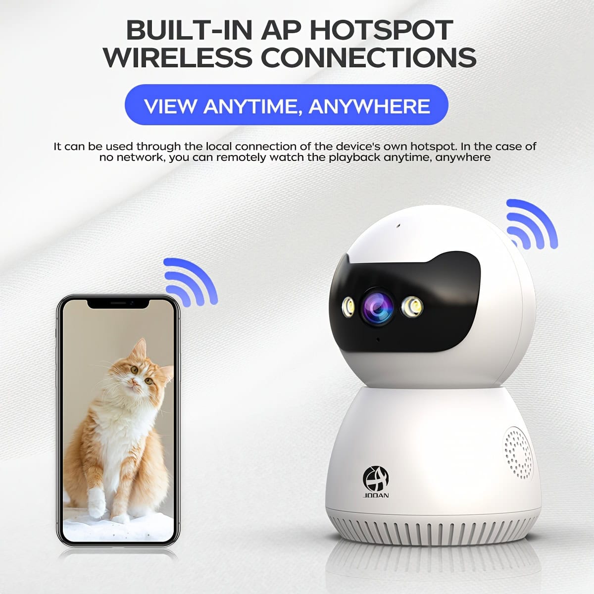 1080P Full HD WiFi Security Camera with Night Vision