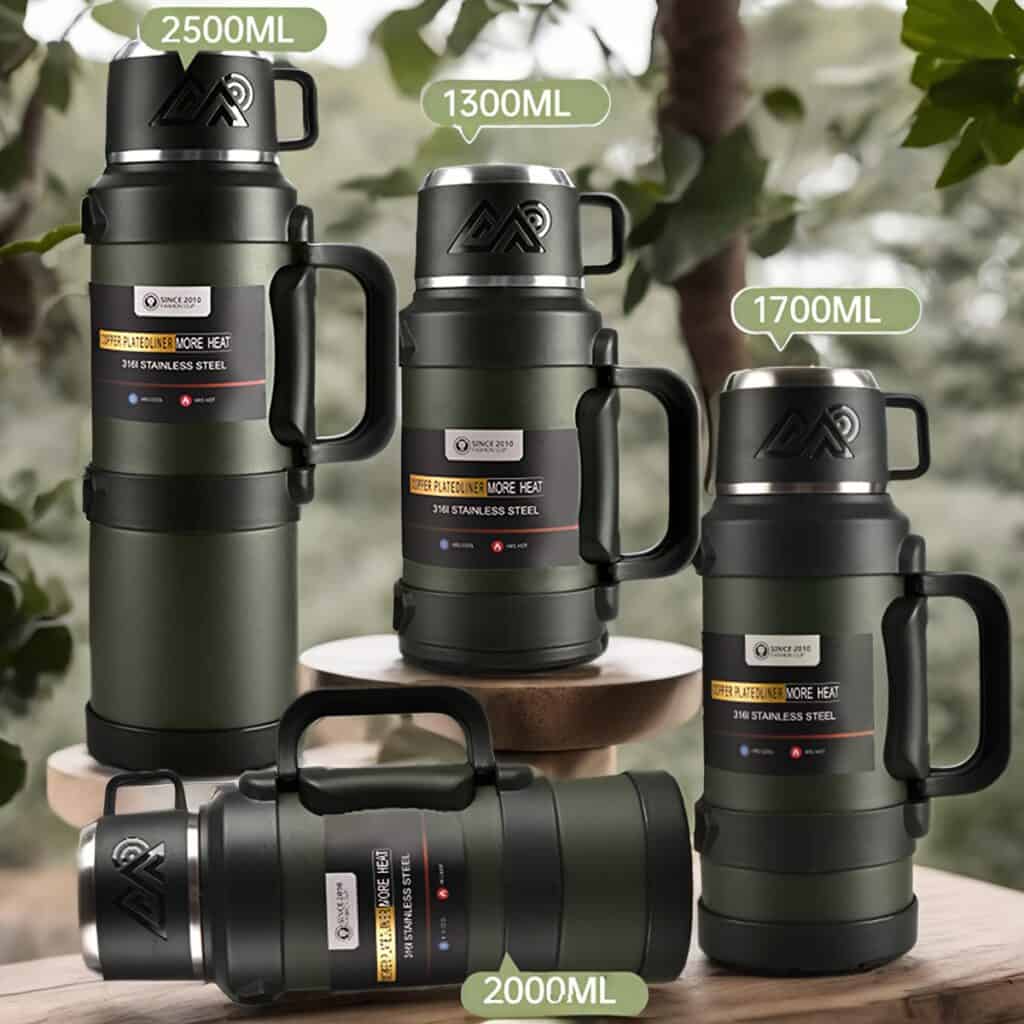 316 Stainless Steel Insulated Travel Mug with Lid