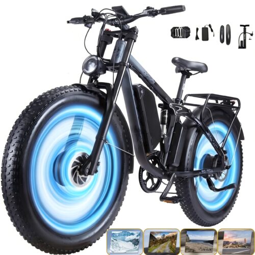 OrzelBike K17 Foldable Electric Bike with 120km Range