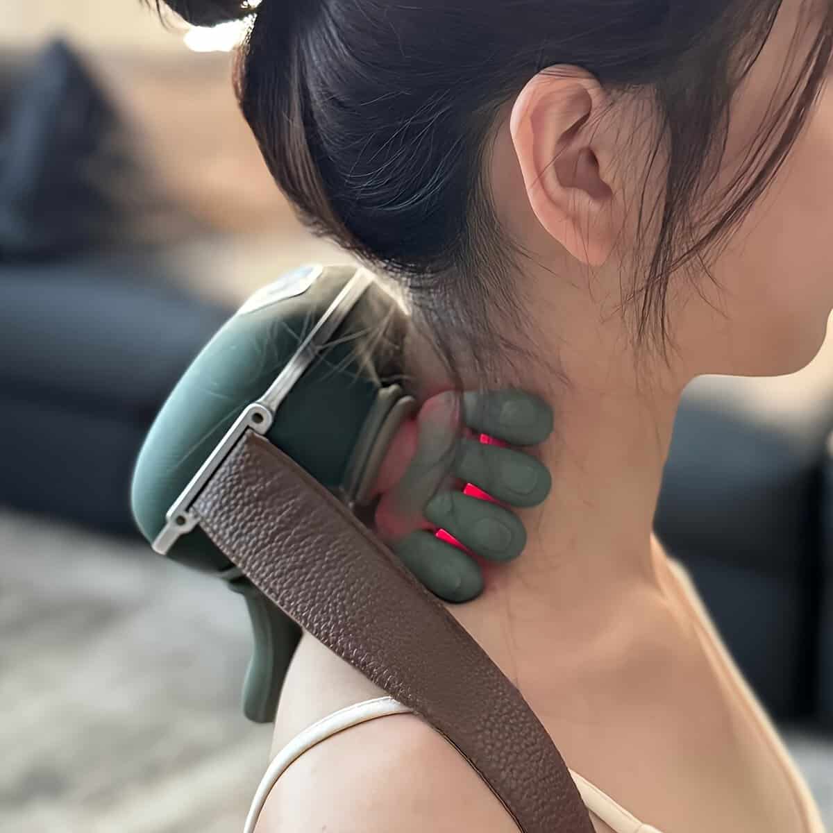USB Rechargeable Deep Tissue Massager for Neck and Back