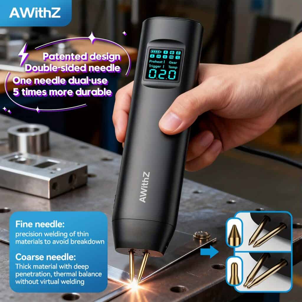 Portable Spot Welder with 90-Level Precision Adjustment