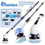 Cordless Electric Spin Scrubber with Adjustable Handle