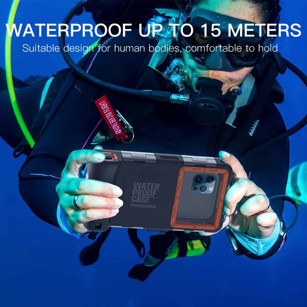 2-Pack Waterproof Phone Pouch for Swimming and Diving