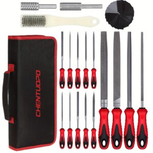 57-Piece Metal File Set with Needle Files and Sandpaper