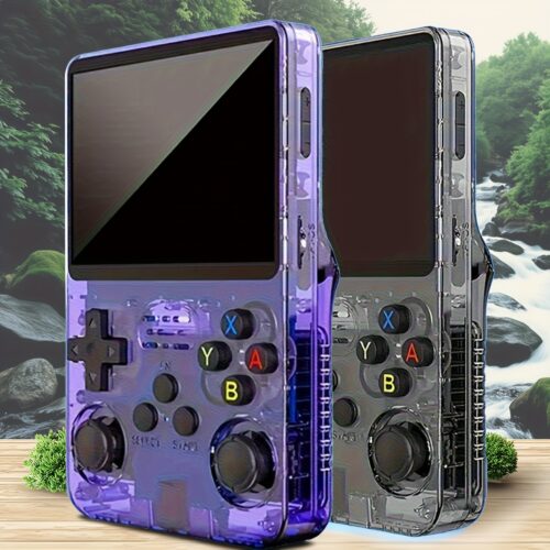 Retro Handheld Game Console – Long Battery Life 3500mAh, USB Charging, Made of ABS Material, 3.5-inch Display, 64GTF Card, Ideal Choice for Christmas and Thanksgiving, No Wireless Function, No USB-C Adapter