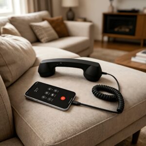 Retro Phone Handset USB-C for Smartphones and Tablets