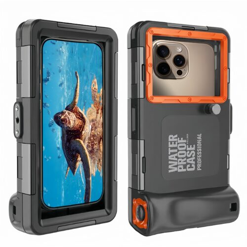 HOT Deal Multi-function Outdoor Sports Swimming Snorkeling Kayaking Underwater Photography with Lanyard 15 Meters/50 Feet Deep Diving Phone Case Protective Cover Suitable for iPhone 16/15/14/13/12 Pro Max/XR/XSMAX, Suitable for Samsung Galaxy
