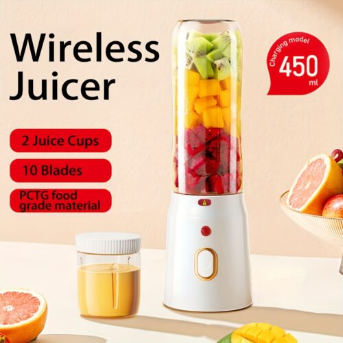Portable USB Mini Blender for Smoothies and Fresh Juices