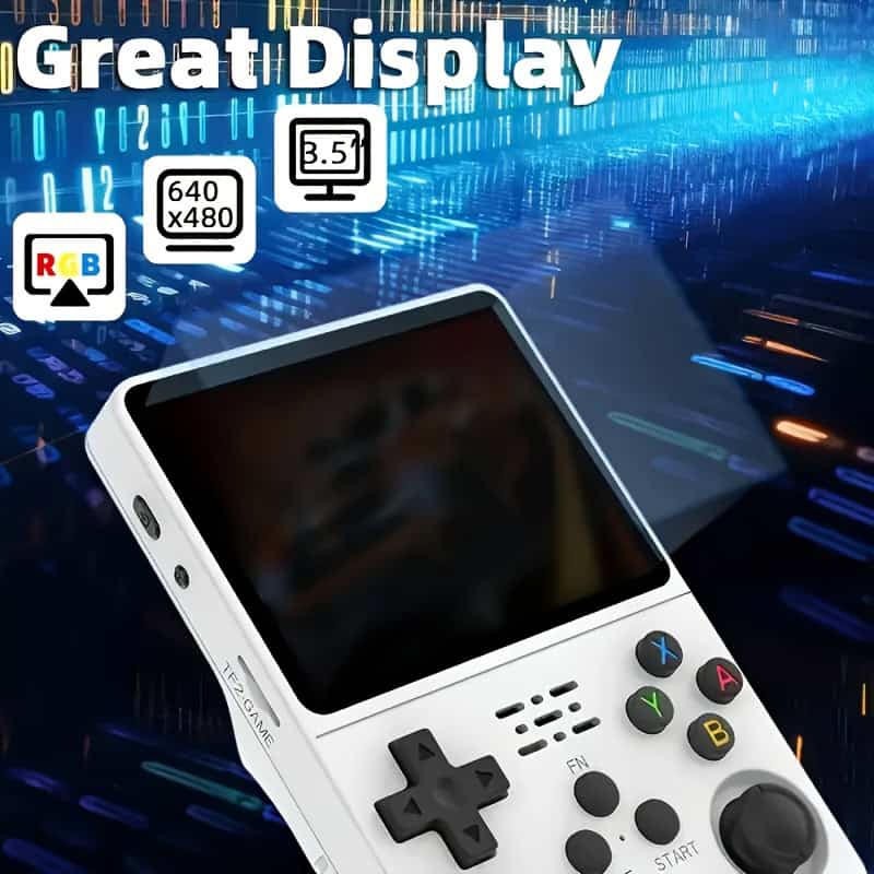 Retro Handheld Game Console 3.5" Screen 64GB Storage