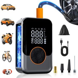 Cordless Tire Inflator Air Compressor with Digital Display