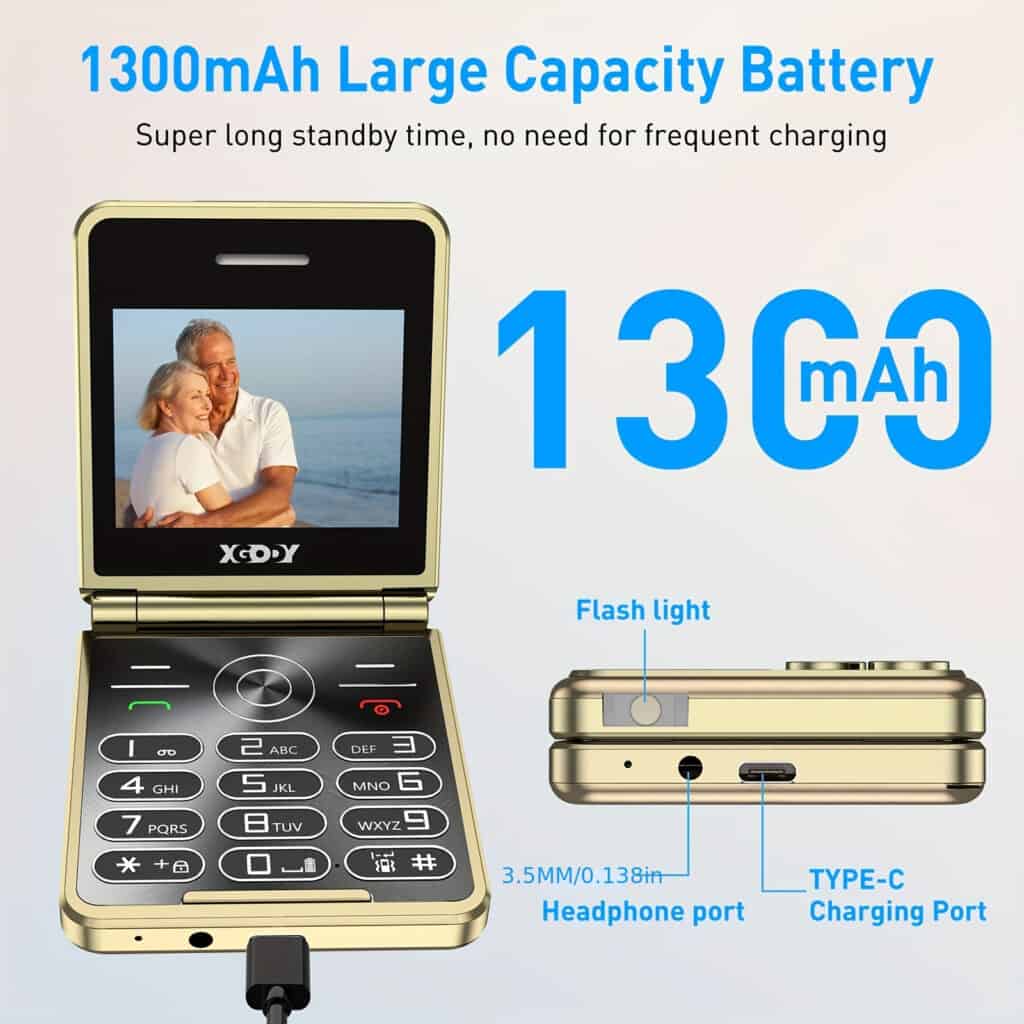 XGODY S200 Senior Mobile Phone with Large Buttons